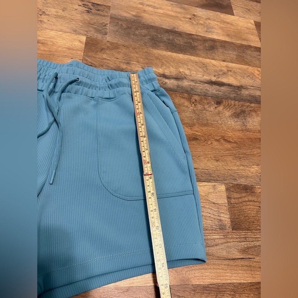 💙 Mondetta Blue Ribbed Lounge Shorts – Size S💙 - Picture 2 of 7